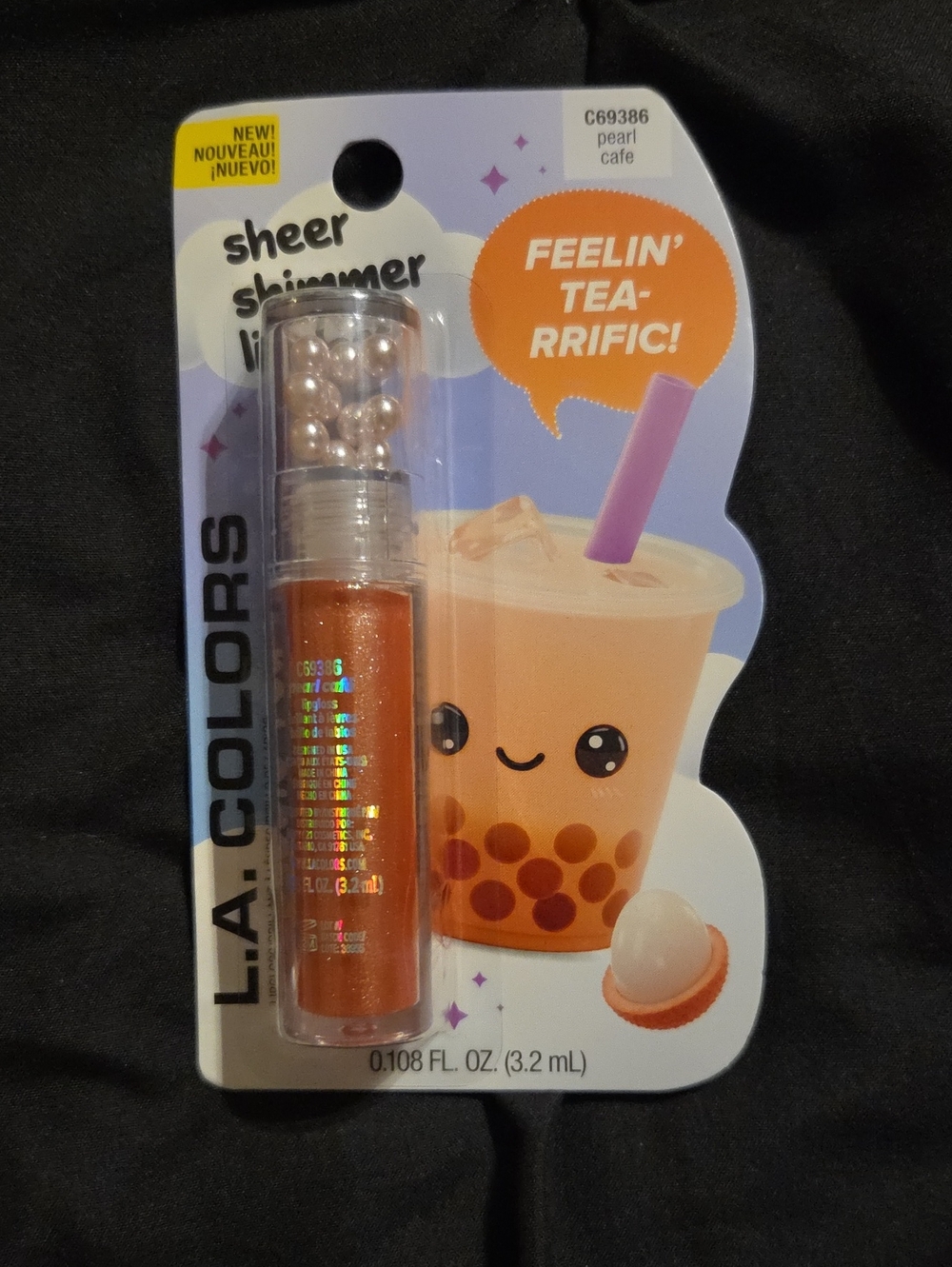 L.A. COLORS Sheer Shimmer Lip Gloss - Pearl Cafe